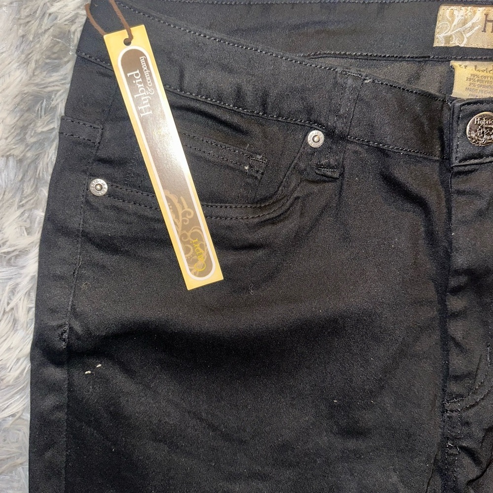 Hybrid & company Black Capris Pants - NWT Size 14 - Picture 2 of 4